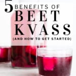 pinterest pin of beet kvass