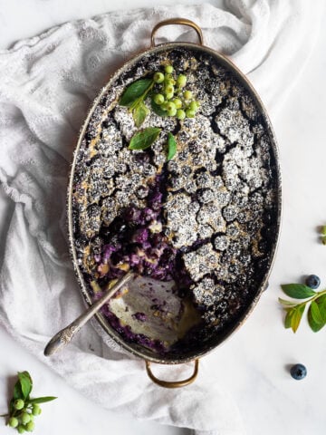 blueberry clafoutis