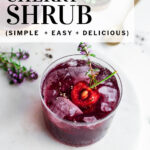 Cherry shrub pinterest pin