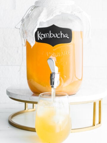Kombucha in a dispenser