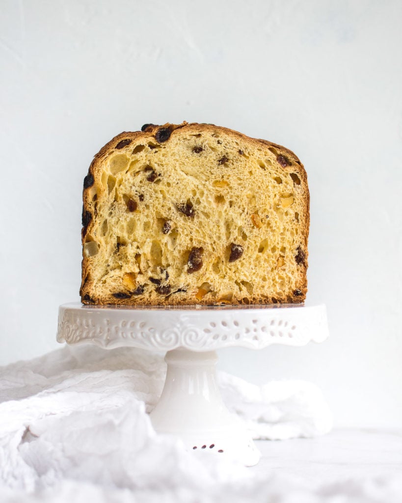 pannetone on a stand
