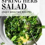 herb salad pinterest pin