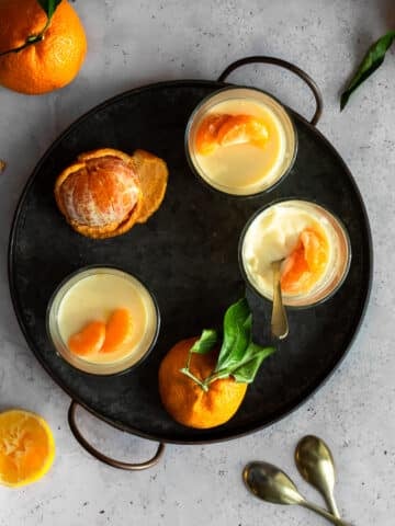 honey citrus posset