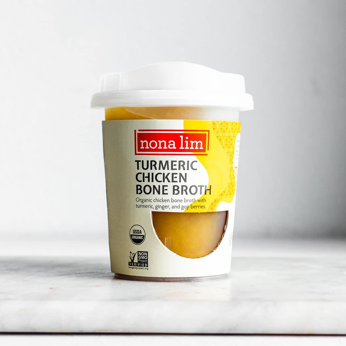 Turmeric Chicken Broth by Nona Lim