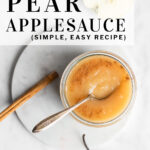 pinterest pin pear applesauce