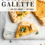 pinterst pin pumpkin galette