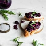 Roasted grapes pinterest pin