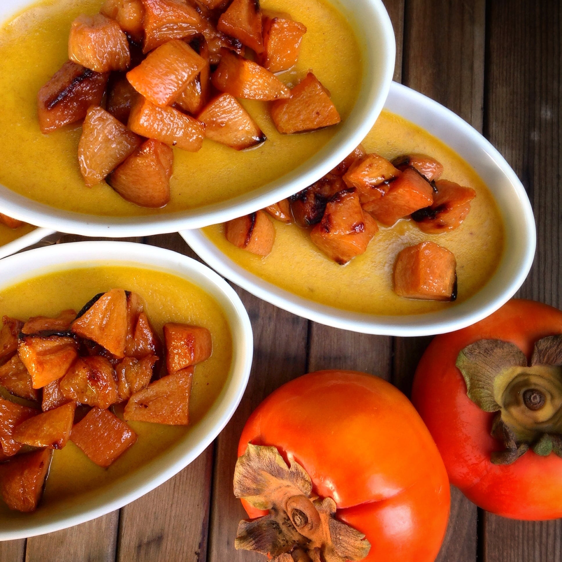 persimmon dish