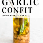 pinterest pin garlic confit
