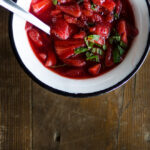 Strawberries with Mint