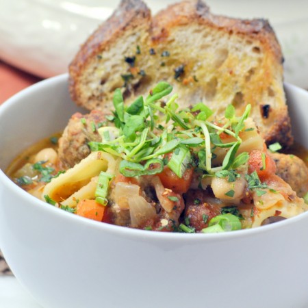 Pasta e fagioli soup